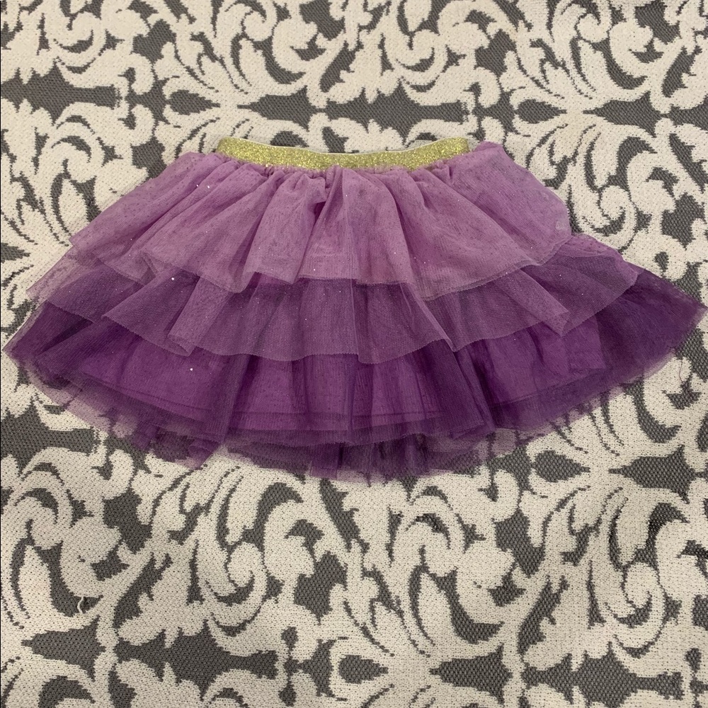 Disney okie dokie S4 Purple and Gold Skirt